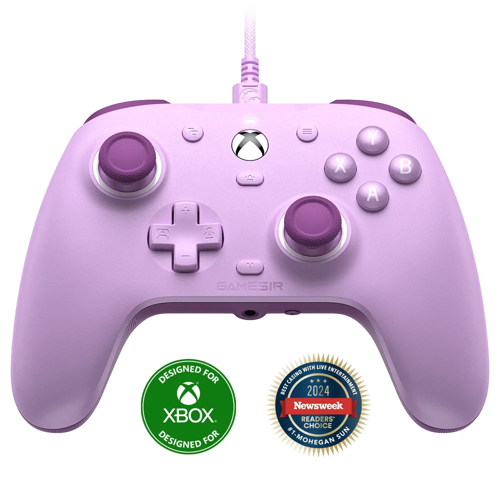 G7 SE Wired Controller for Xbox Series X|S, Xbox One & Windows 10/11, Plug and Play Gaming Gamepad with Hall Effect Joysticks/Hall Trigger, 3.5Mm Audio Jack - Purple