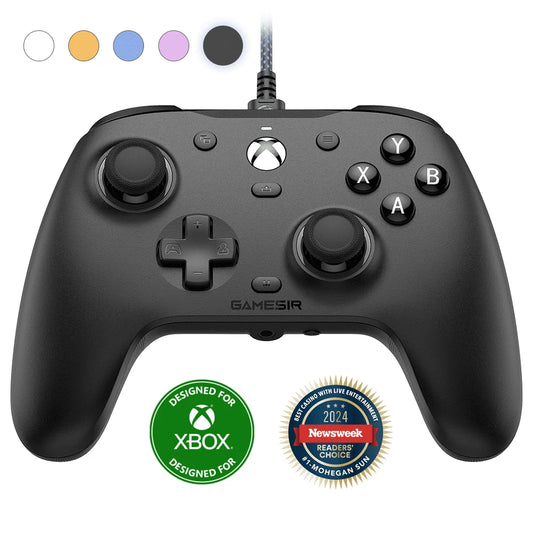 G7 SE Wired Controller for Xbox Series X|S, Xbox One & Windows 10/11, Plug and Play Gaming Gamepad with Hall Effect Joysticks/Hall Trigger, 3.5Mm Audio Jack - Black